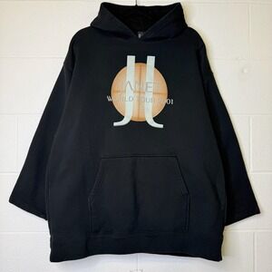 VTG Y2K Janet Jackson World Tour 2001 Black Concert Band Hoodie Giant Tag XL